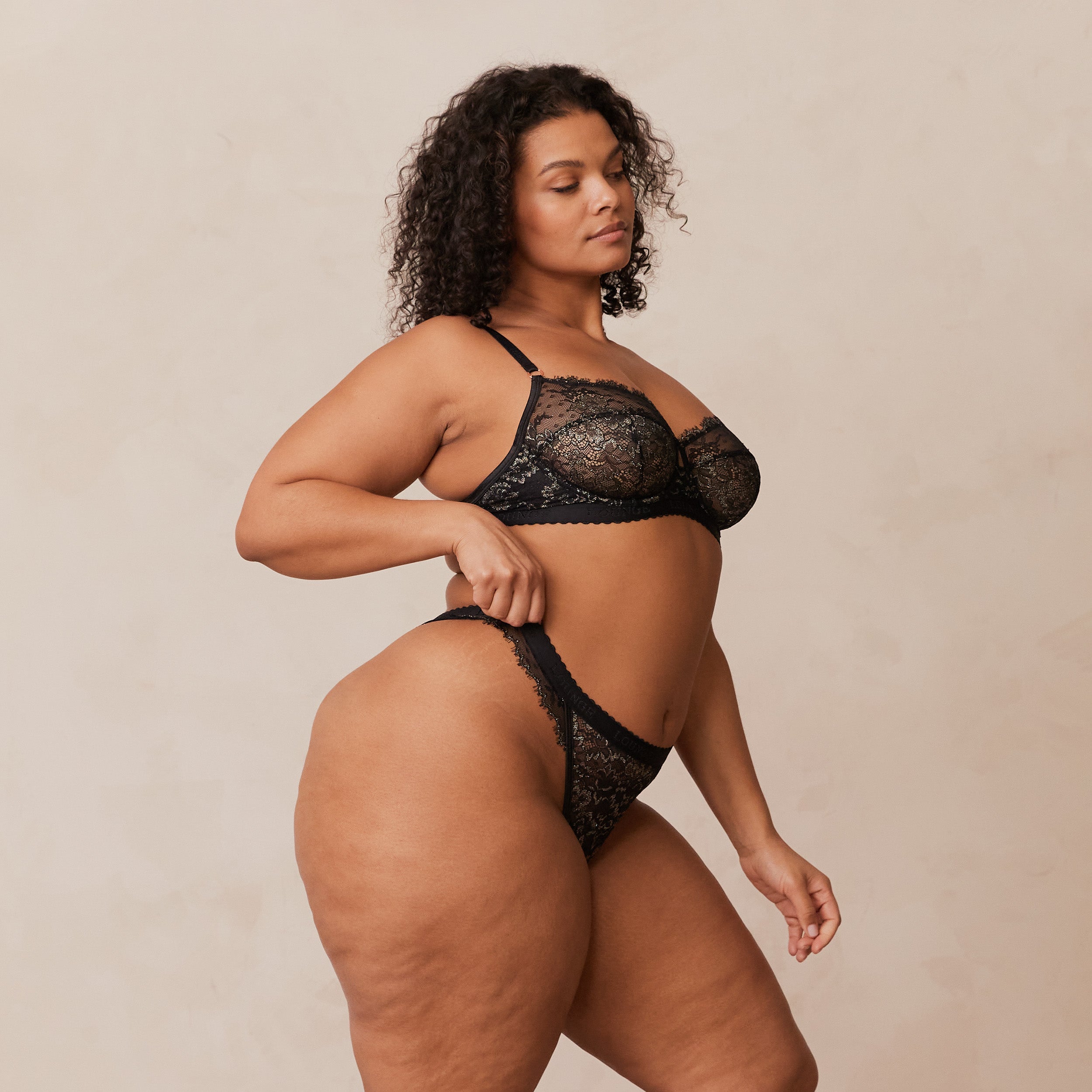 Desire Balcony Bra - Black Lace Underwire Push Up Bra for Women - Perfect for Everyday Wear, Date Nights & Special Occasions