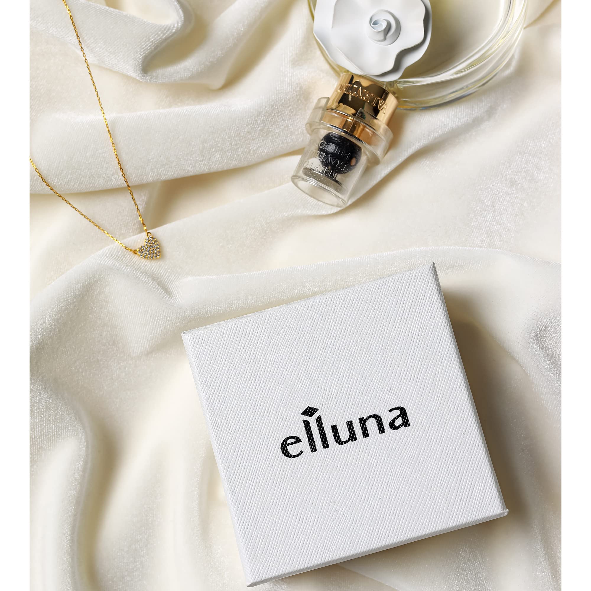 Elluna Hoop Earrings for Women - 14K Gold Plated Stainless Steel Circle Earrings | Hypoallergenic & Tarnish Resistant | Perfect for Everyday Wear, Parties & Gifts