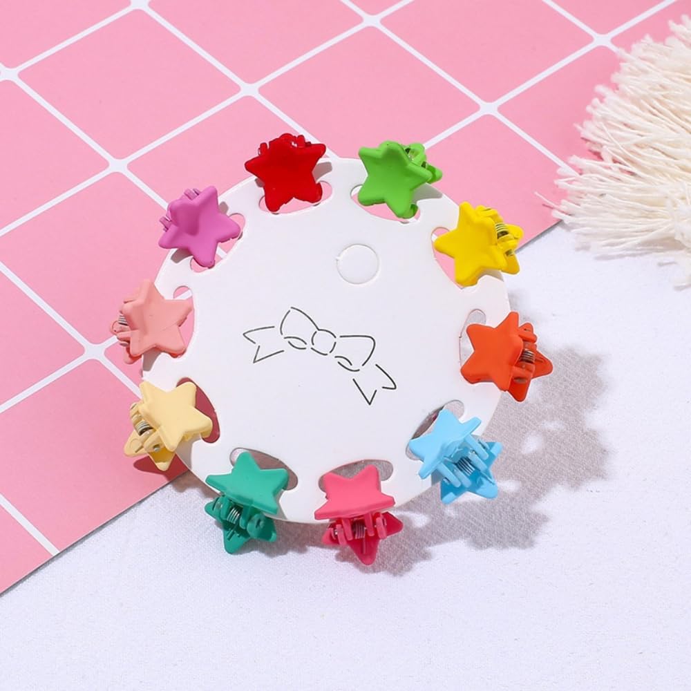 60 Pcs Mini Flower Hair Clips for Women Girls Kids - Small Rose Claw Clips for Fine Hair (6 Colorful Designs) - Perfect for School, Parties, Weddings & Daily Hairstyling
