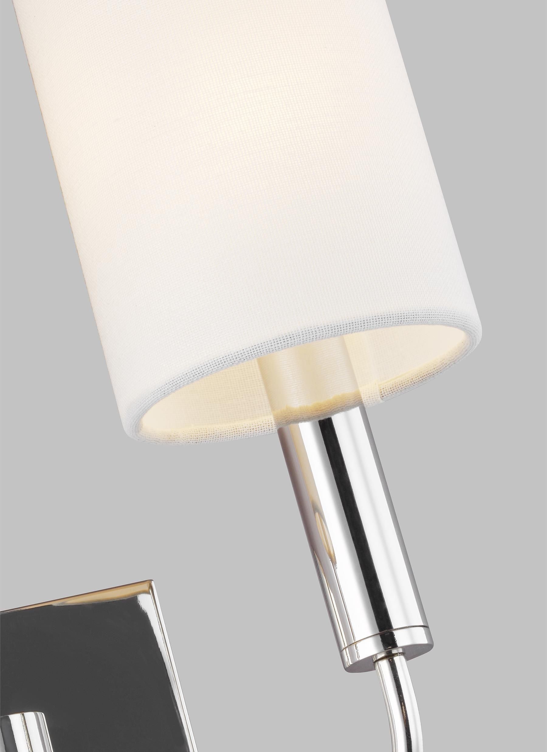 Brianna 1/2Lt Wall Light - Brass & Polished Nickel Finish Sconce - Perfect for Bedroom, Hallway & Bathroom Lighting