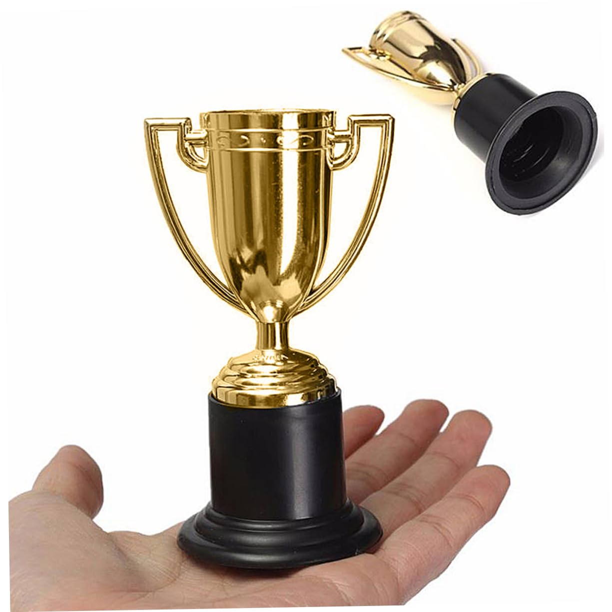 INOOMP 72 Pcs Early Learning Trophies - Bulk Mini Toy Awards for Kids Classroom Rewards, Party Favors & Motivational Prizes | Perfect for School Events, Birthday Parties & Achievement Celebrations