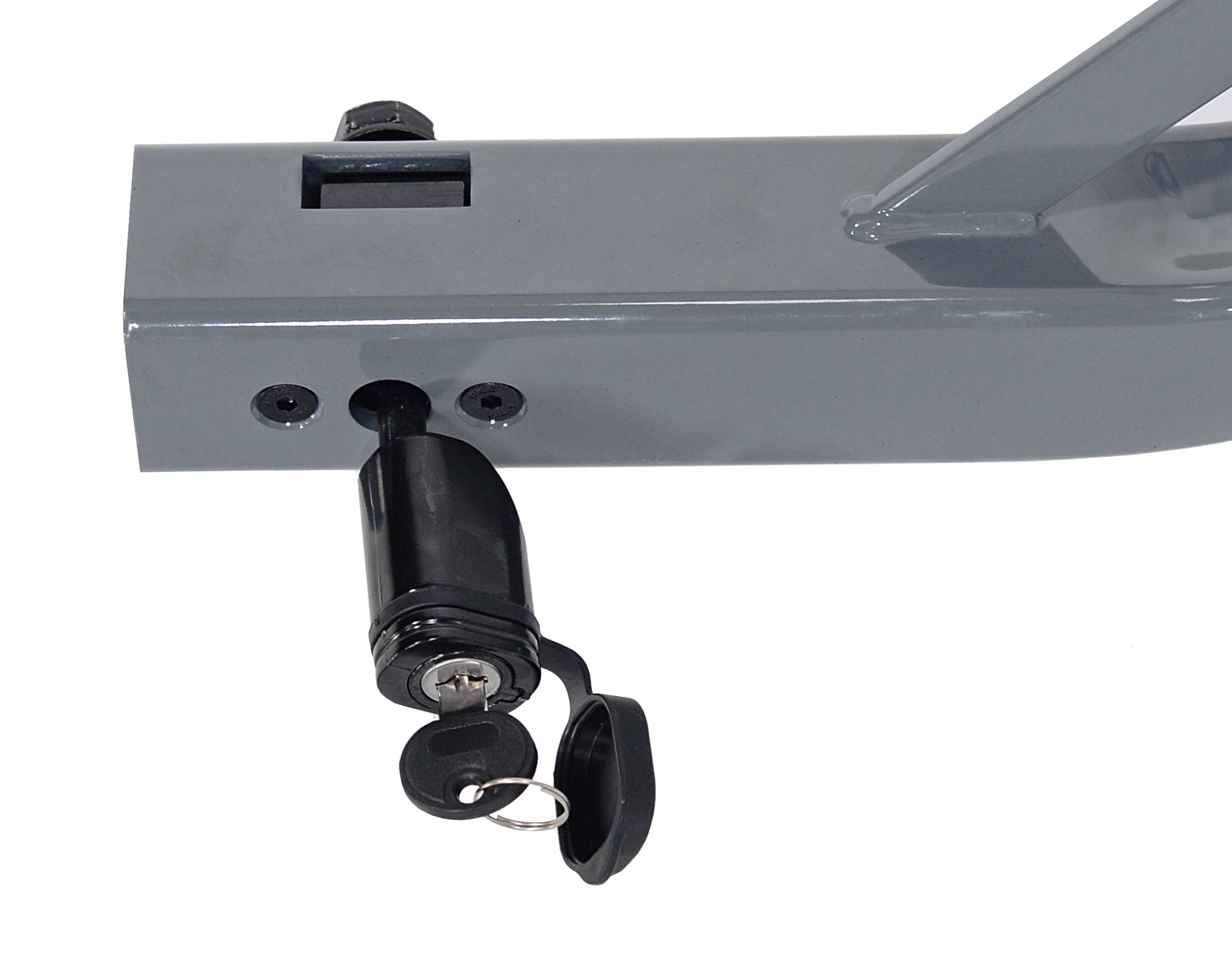 Capstone 4-Bike Hitch Mount Folding Bike Rack - Heavy Duty Carrier for SUVs, Trucks & Vans - Perfect for Road Trips, Camping & Outdoor Adventures
