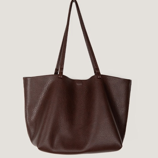 Vegan Leather Tote Bag for Women - Large Capacity Soft Shoulder Underarm Handbag - Perfect for Work, Travel & Everyday Use
