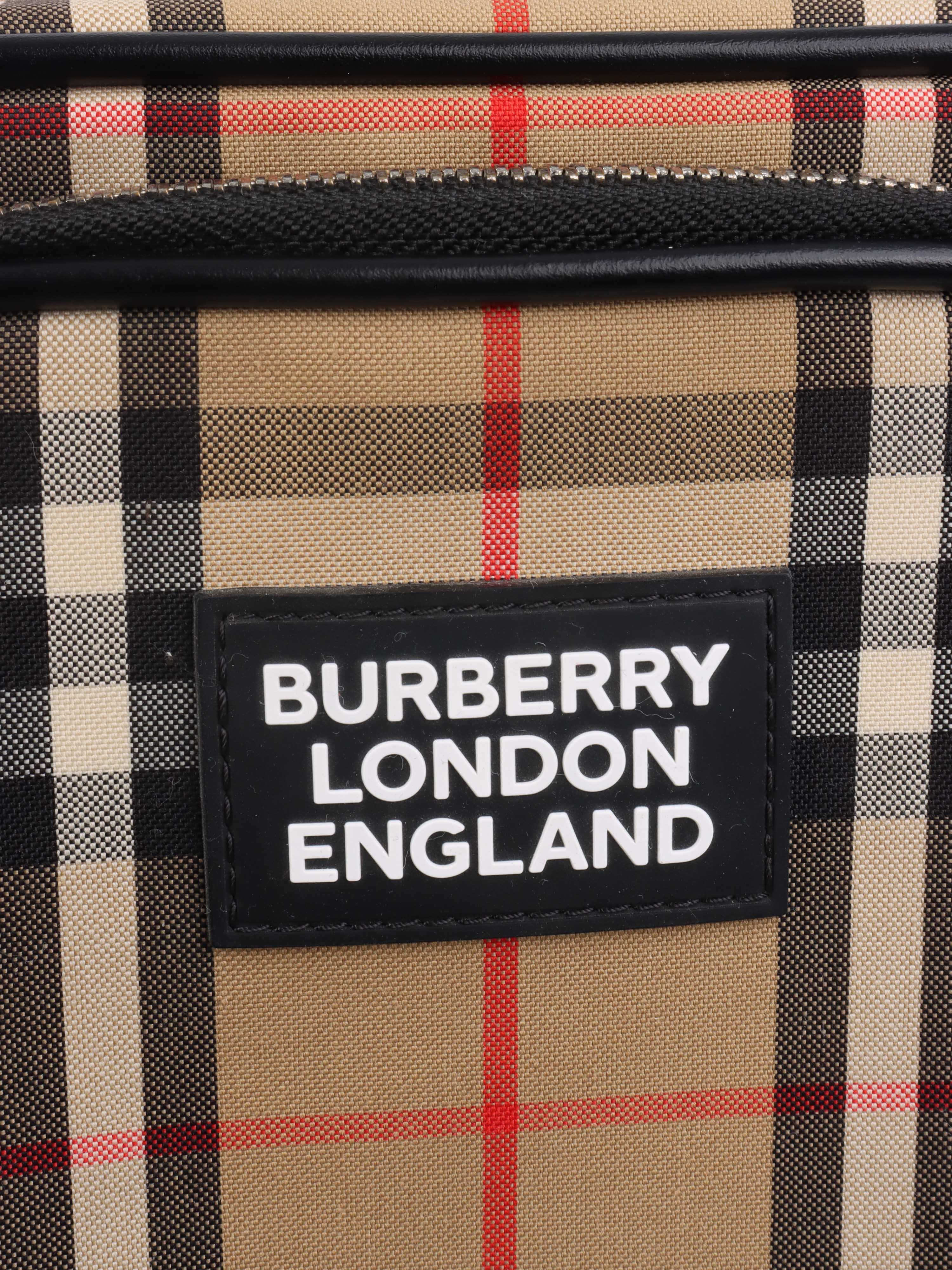 Burberry Vintage Check Leather Crossbody Bag - Stylish Designer Handbag for Women, Perfect for Everyday Use, Travel & Casual Outings