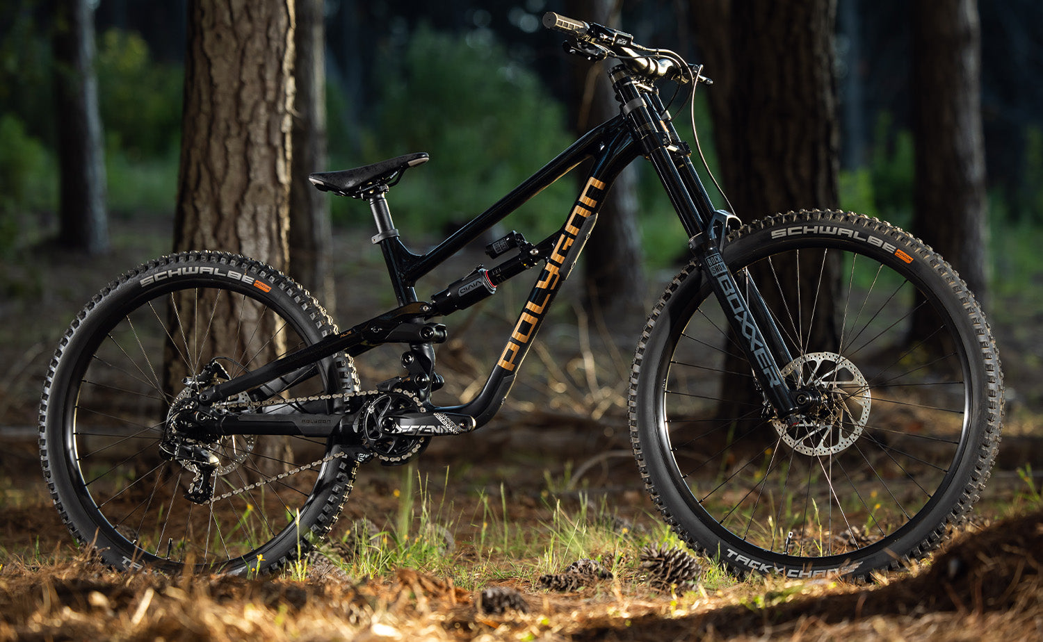 Polygon Collosus DH7 Downhill Mountain Bike - Full Suspension MTB for Extreme Trails & Off-Road Cycling Adventures