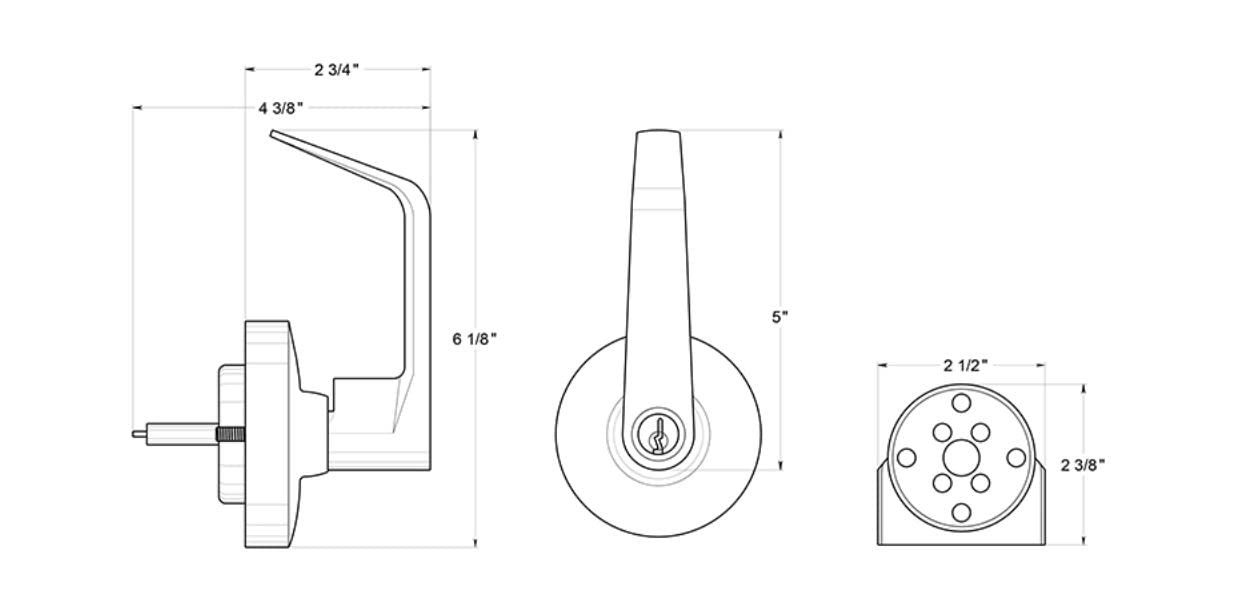 Deltana Lted80ls-10b Claredon Lever Trim in Oil Rubbed Bronze - Premium Door Handle for Home & Office Interior Design