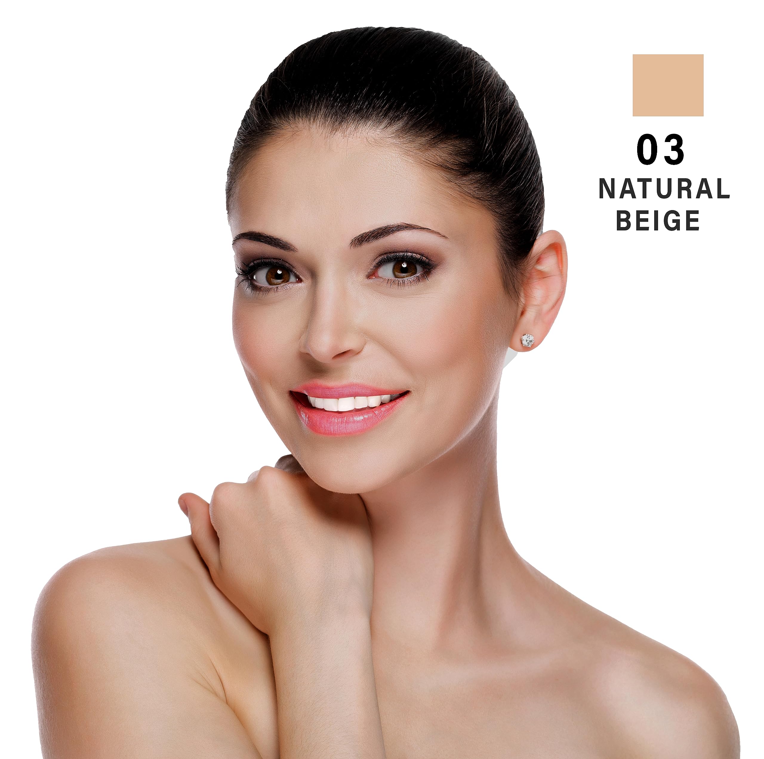 Maliao Flawless Whitening Foundation Cream with Vitamin E - Natural Beige | Lightweight, Long-Lasting Coverage for Daily Makeup & Special Occasions