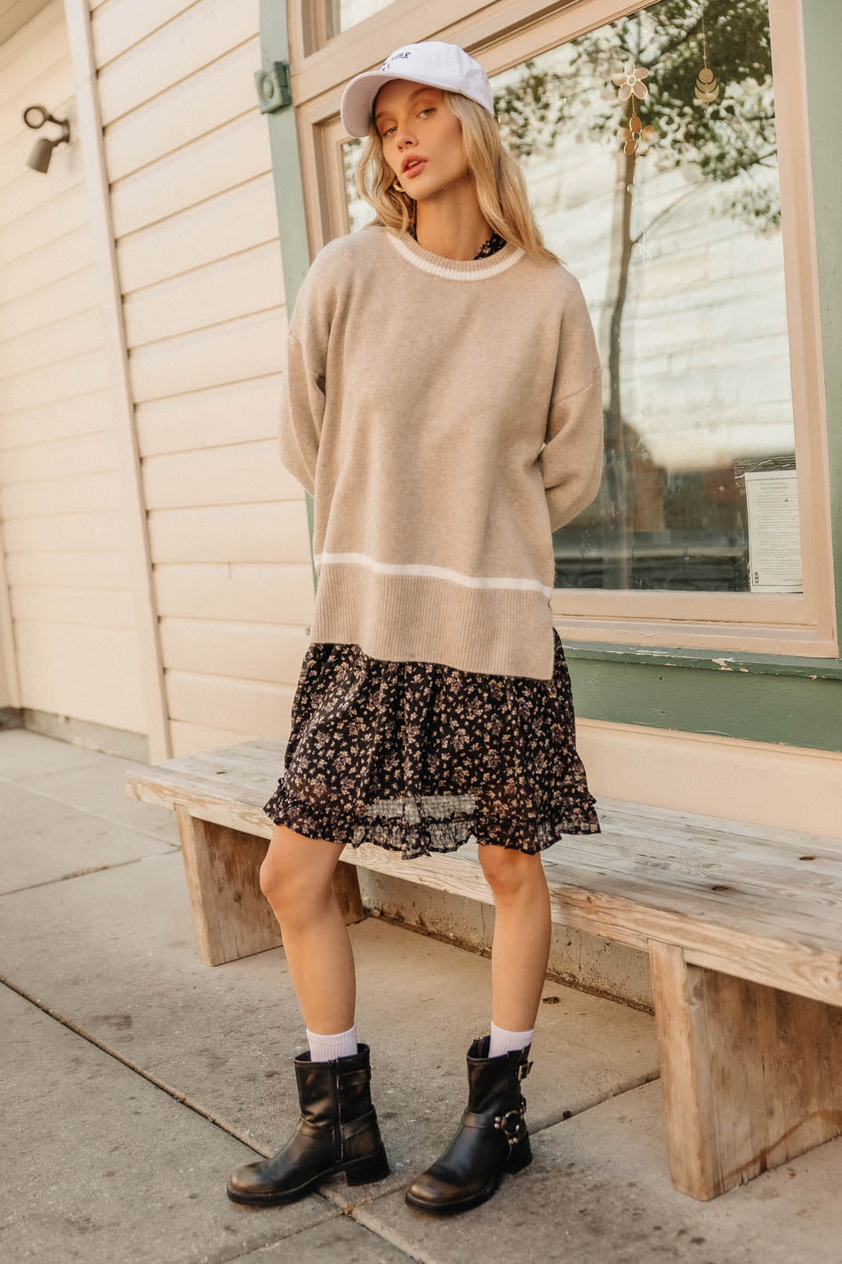 Ashley Knit Sweater in Taupe | Cozy Women's Pullover | Perfect for Fall & Winter | FINAL SALE