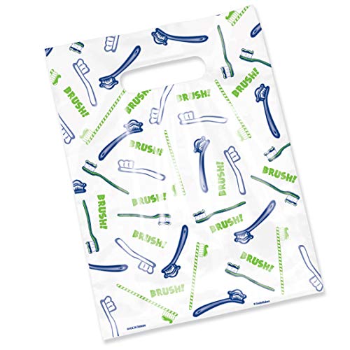 Scatter Brush & Toothbrush Bags - 100 Pack Office Supplies for Travel, School & Organization | Durable Storage Pouches for Hygiene Essentials