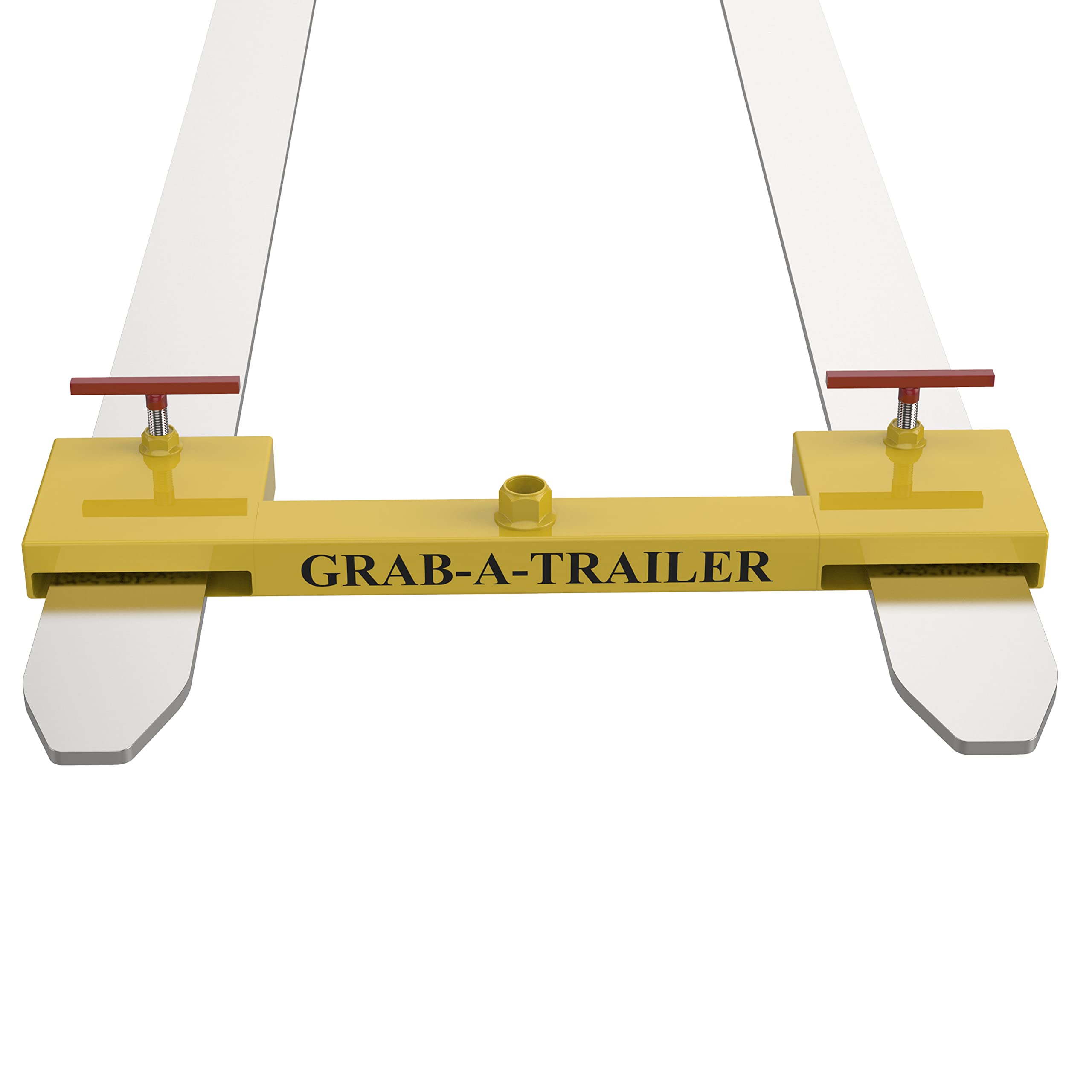 Dual Pallet Fork Hitch Adapter - Forklift Trailer Hitch Attachment for Skid Steer & Forklifts | Heavy Duty Slide-On Forklift Accessories | Perfect for Warehouse Loading, Construction & Material Handling
