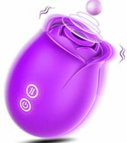 Rose Sex Toy Stimulator - Powerful Clitoral Sucking & G-Spot Vibrator for Women, Rechargeable Adult Pleasure Toy - Perfect for Solo Play & Couples Intimacy