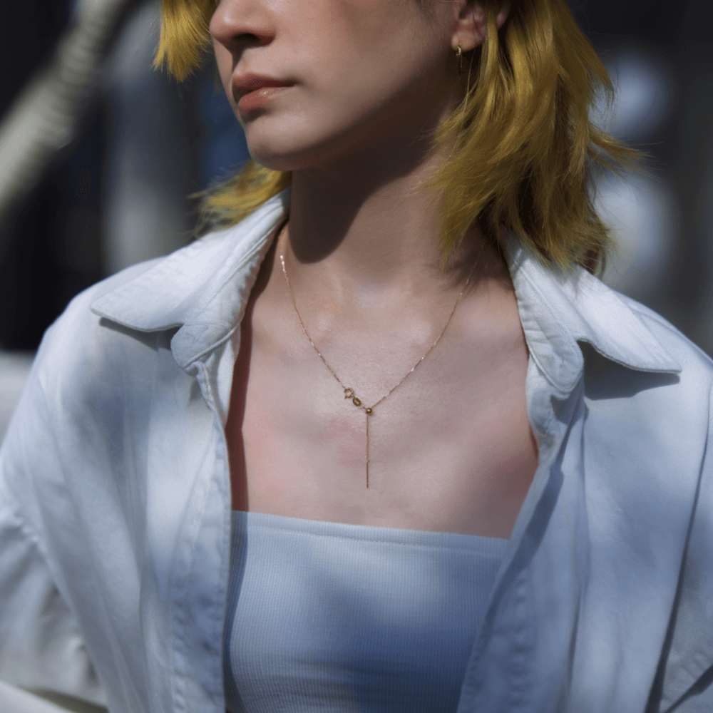 Elegant 18K Gold Slim Bar Pendant Necklace for Women - Perfect for Everyday Wear, Date Nights & Special Occasions