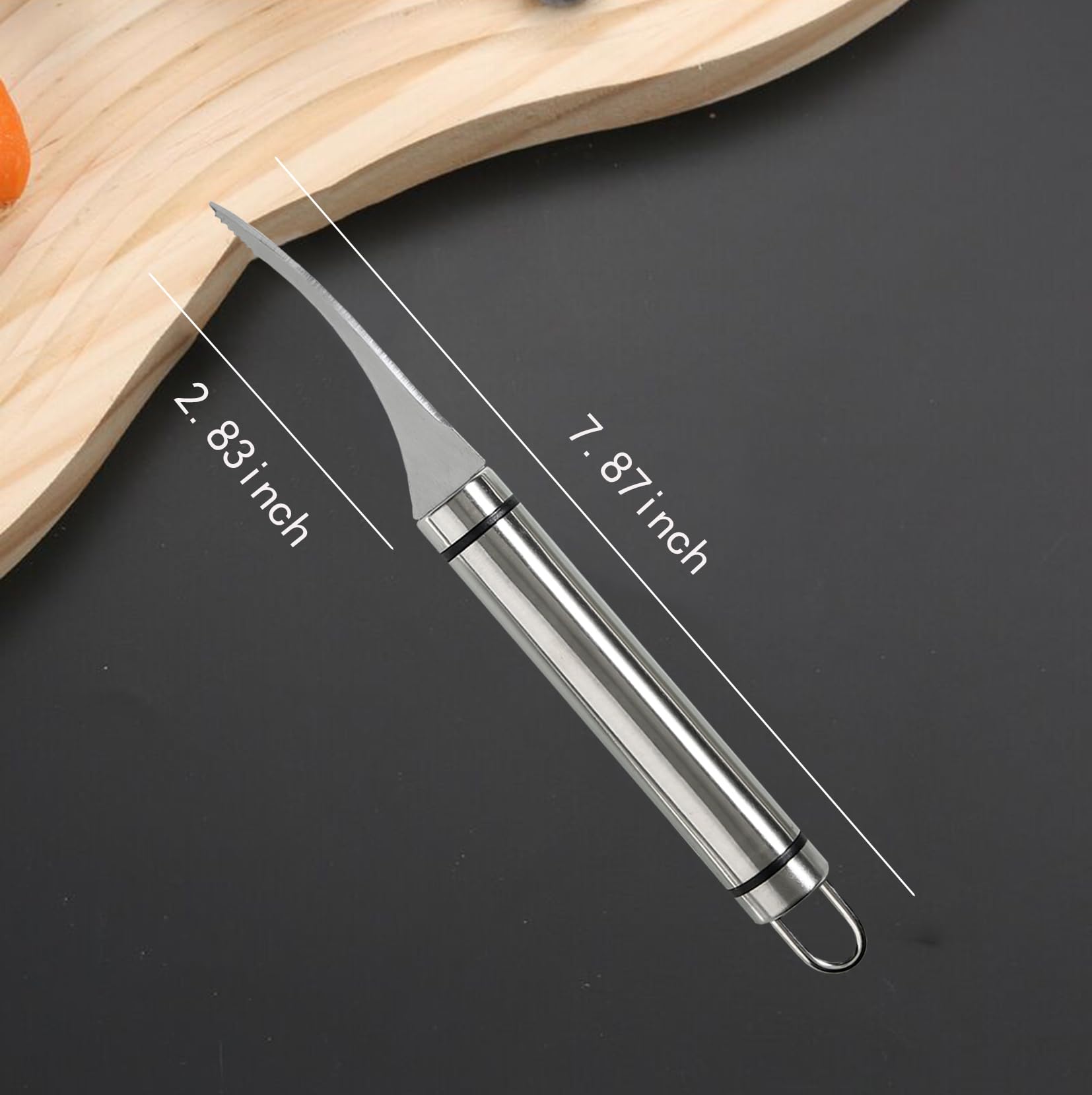 2 Pack Stainless Steel Shrimp Deveiner Tool & Peeler - Easy to Use Shrimp Knife for Deveining and Peeling - Perfect for Seafood Lovers, Home Cooks, and Restaurant Chefs