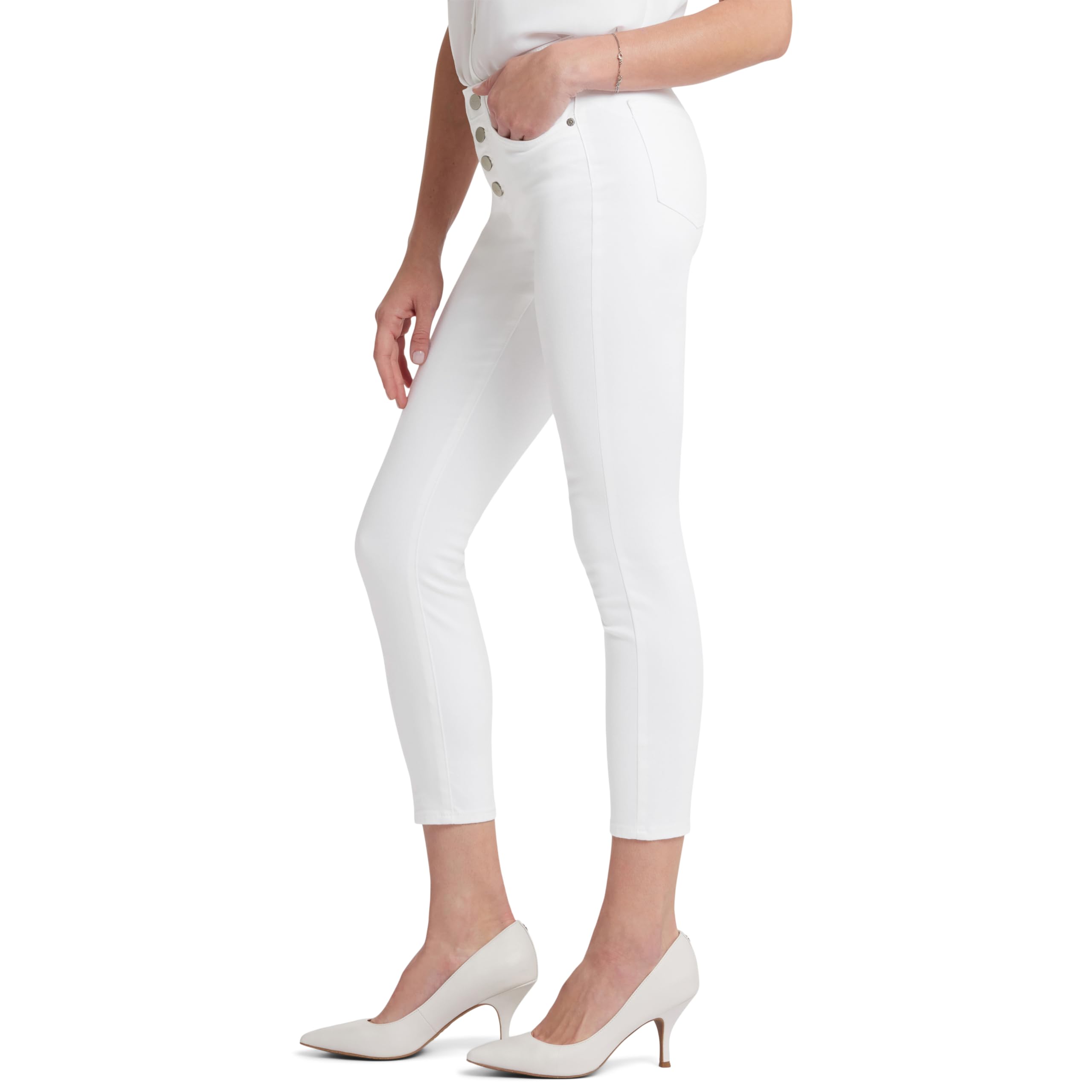 NYDJ Women's Ami Skinny Ankle Jeans - High Waist Stretch Denim Pants for Casual & Work Wear | Comfortable Slim Fit for Everyday Style