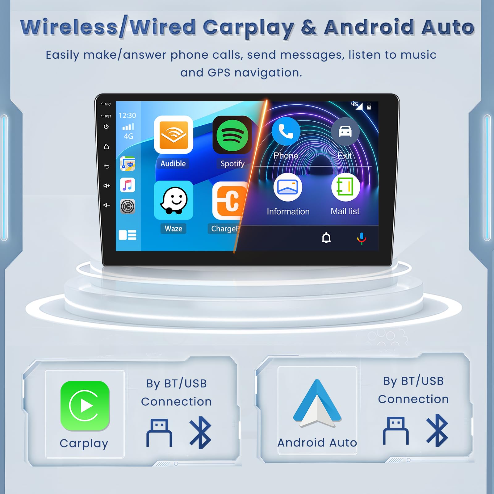 Roinvou 2+64GB Android Car Stereo for Ford Focus 2012-2018 | 9.7