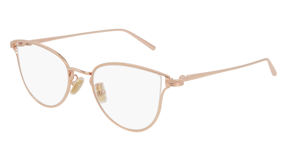Boucheron BC0114O 003 49 Women's Designer Eyeglass Frames - Stylish & Lightweight Optical Glasses for Women, Perfect for Work, Reading & Everyday Wear