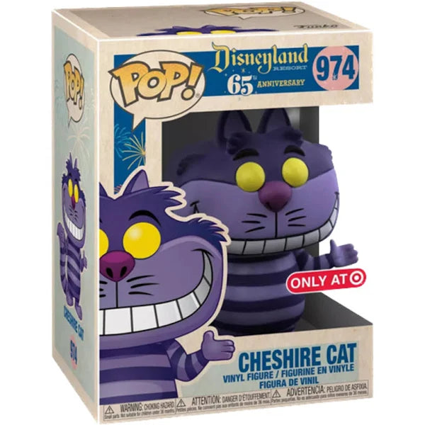 Disneyland 65th Anniversary Exclusive Cheshire Cat Collectible Figure #974 - Limited Edition Vaulted Disney Memorabilia for Disney Fans & Collectors | Perfect for Home Display, Disney Themed Parties & Gift Giving