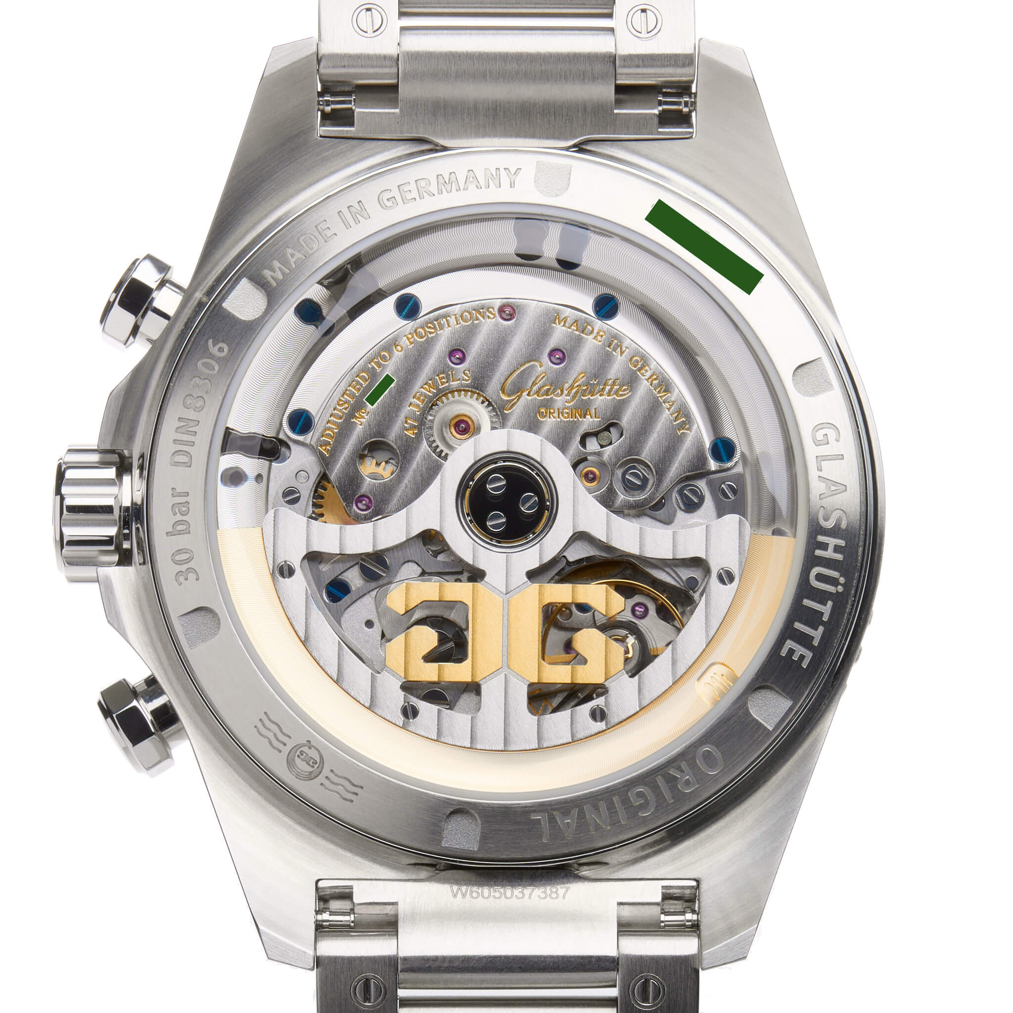 Glashutte Original Spezialist SeaQ Chronograph Stainless Steel Men's Diver Watch - Luxury Waterproof Timepiece for Professional Diving & Everyday Wear