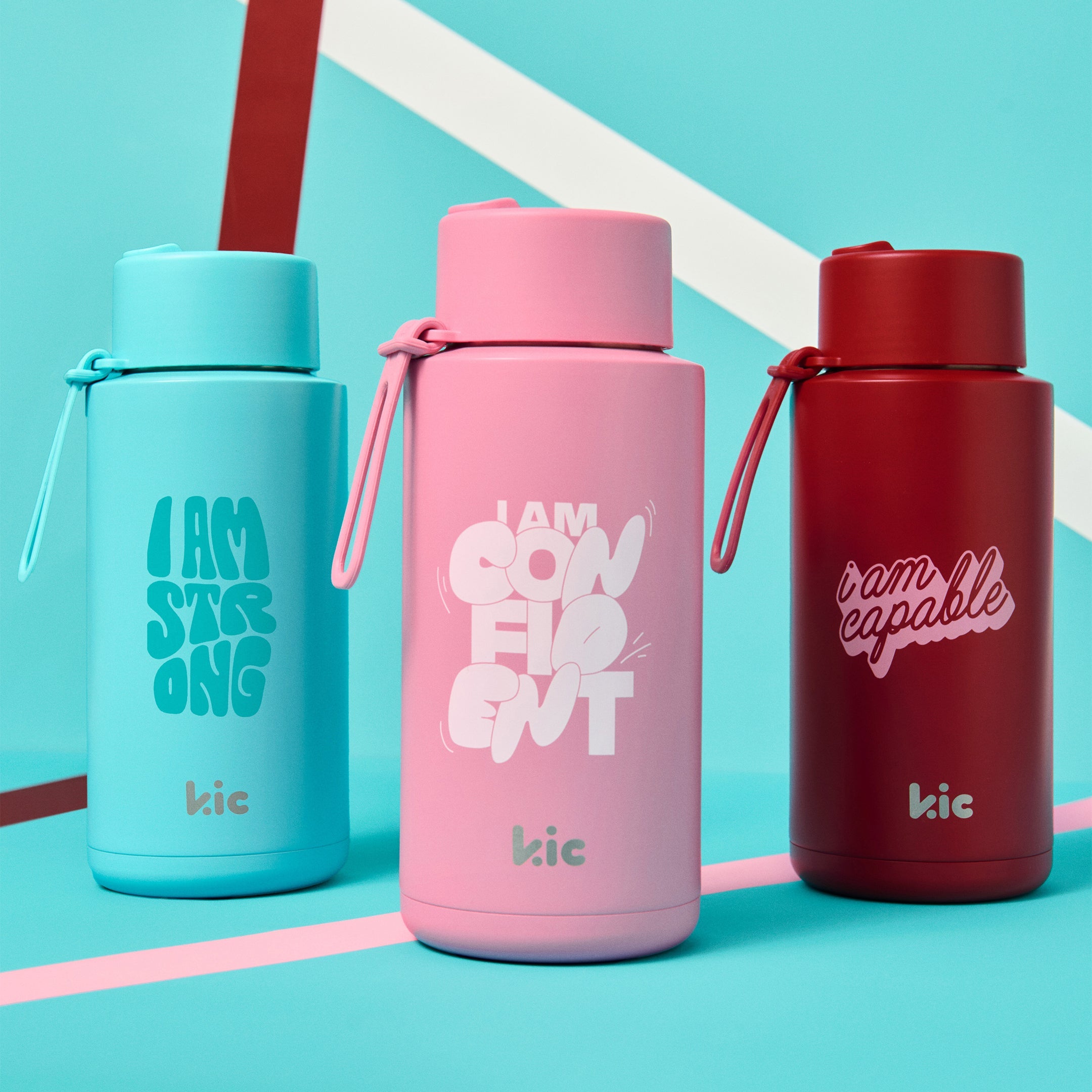 Kic Ceramic Reusable Water Bottle - 34oz (1000ml) Insulated Eco-Friendly Travel Mug for Hot & Cold Drinks - Perfect for Office, Gym, Hiking and Outdoor Activities