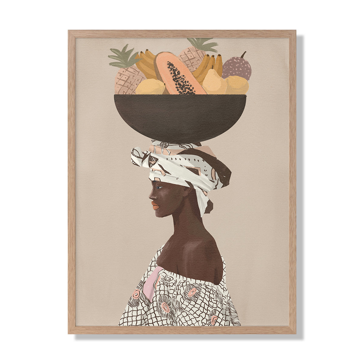 Fuerza Portrait Art Print - Premium Canvas Wall Decor for Home & Office - Perfect for Living Room, Bedroom, and Office Spaces