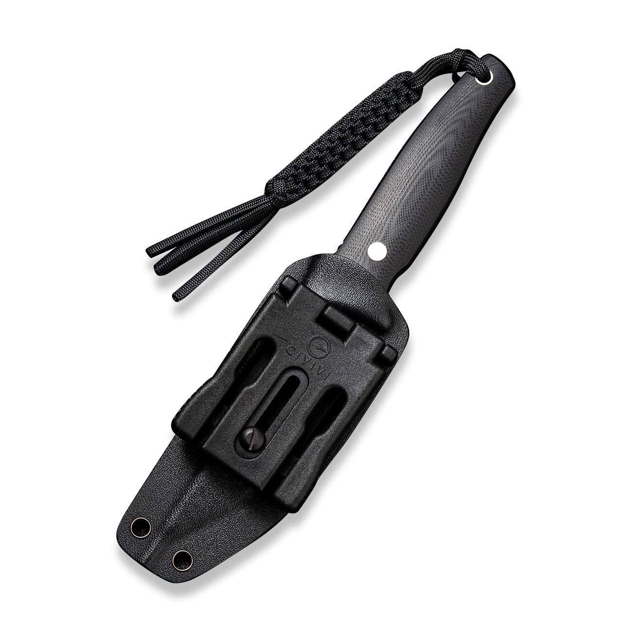 CIVIVI Tamashii Fixed Blade Knife - High Carbon Steel Tactical Survival Knife for Outdoor Camping, Hunting & Bushcraft