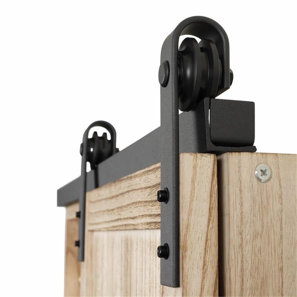 Solid Wood Barn Door Style Corkboard & Key Storage Wall Organizer - American Furniture Classics with Distressed Natural Finish | Perfect for Home Office, Entryway & Farmhouse Decor