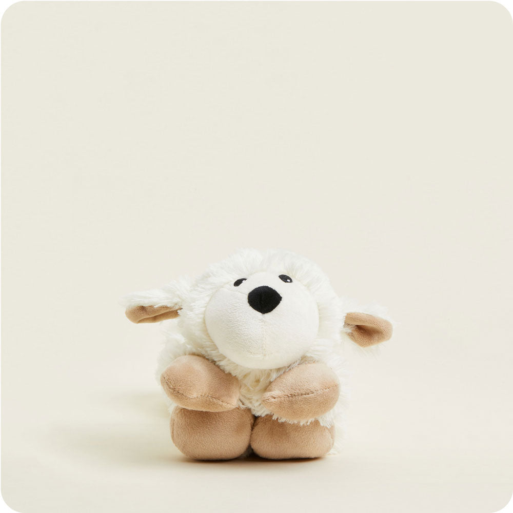 Cozy Sheep Warmies Wrap - Ultra Soft & Warm Microwaveable Heating Pad for Pain Relief & Relaxation - Perfect for Cold Weather, Muscle Soreness & Stress Relief at Home or Office