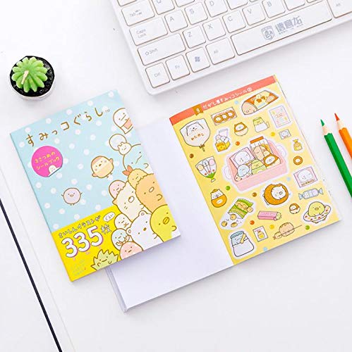 ANKOMINA 2 Pack 670 Pieces Cute Cartoon Animals Washi Stickers Set - DIY Scrapbook, Journal, Planner, Diary Decoration for Kids - Kawaii Korean Stationery Supplies for Bullet Journals, Calendars & Craft Projects