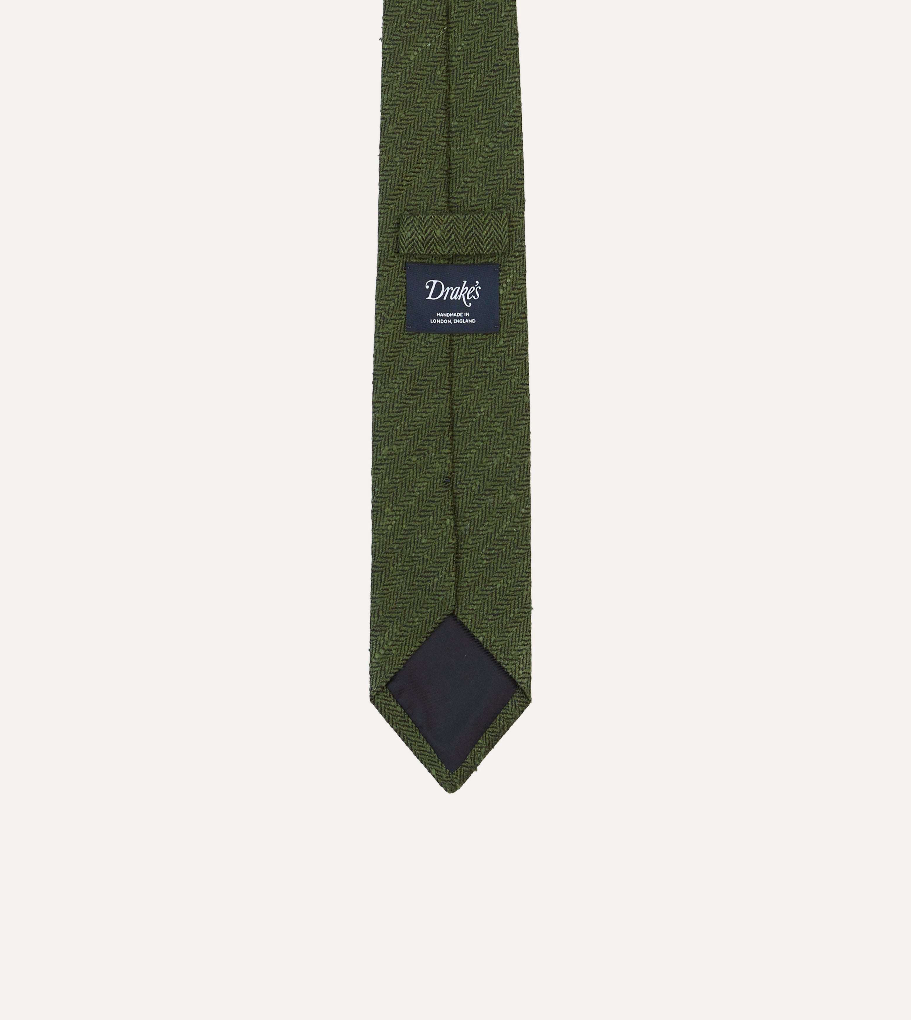Premium Green Herringbone Shantung Silk Necktie for Men - Elegant Formal & Business Attire Accessory for Weddings, Office & Special Occasions