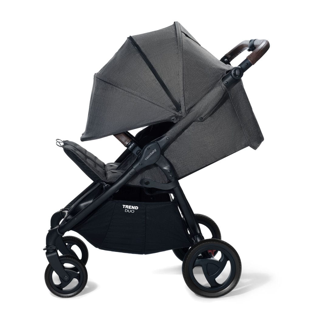 Valco Baby Duo Trend Double Stroller - Lightweight Compact Side by Side Stroller for Twins & Toddlers | Perfect for Shopping, Travel & Outdoor Adventures