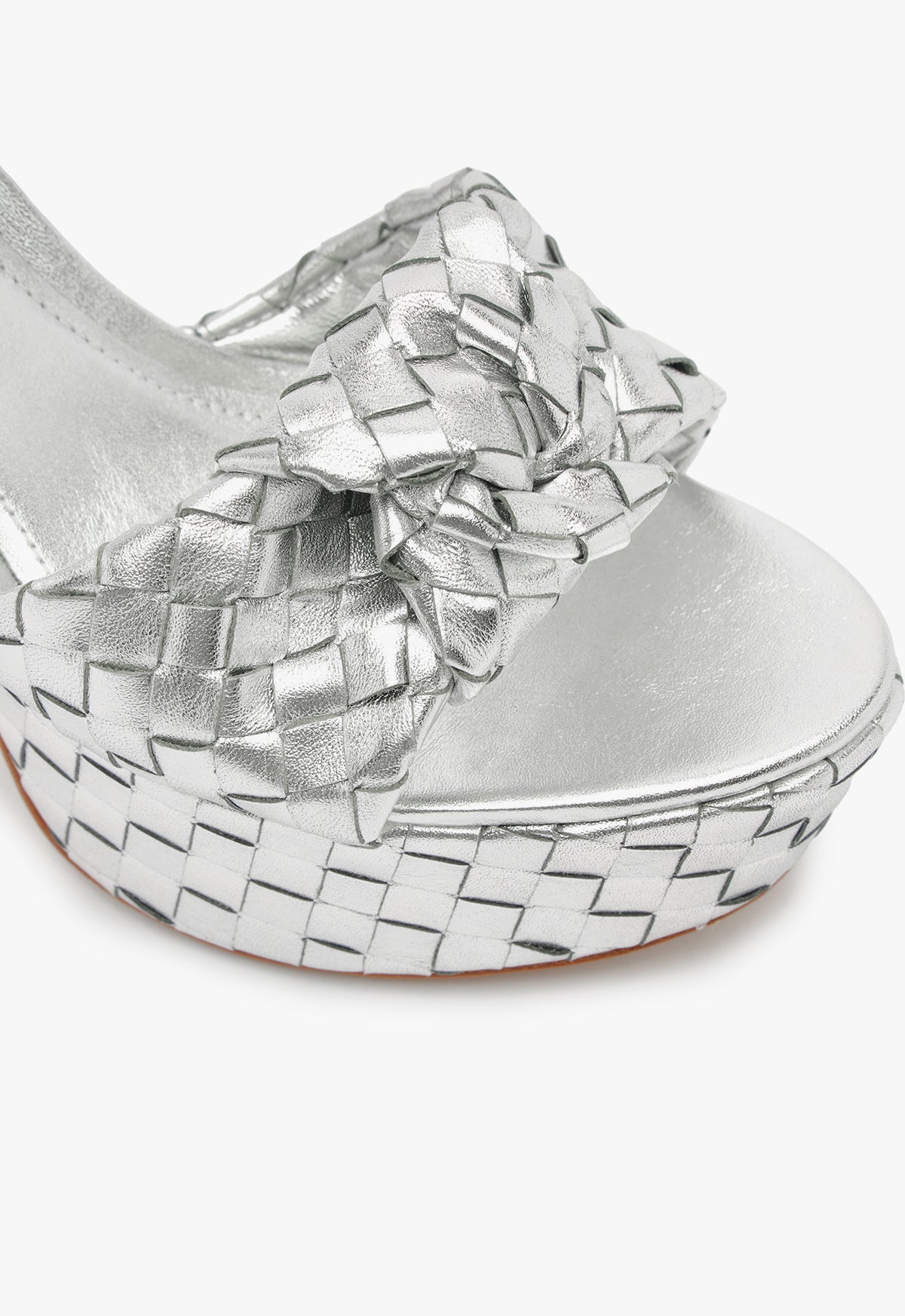 Kareena Knot Platform Sandals for Women - Stylish High Heel Summer Shoes with Ankle Strap | Perfect for Beach, Party, and Casual Outfits