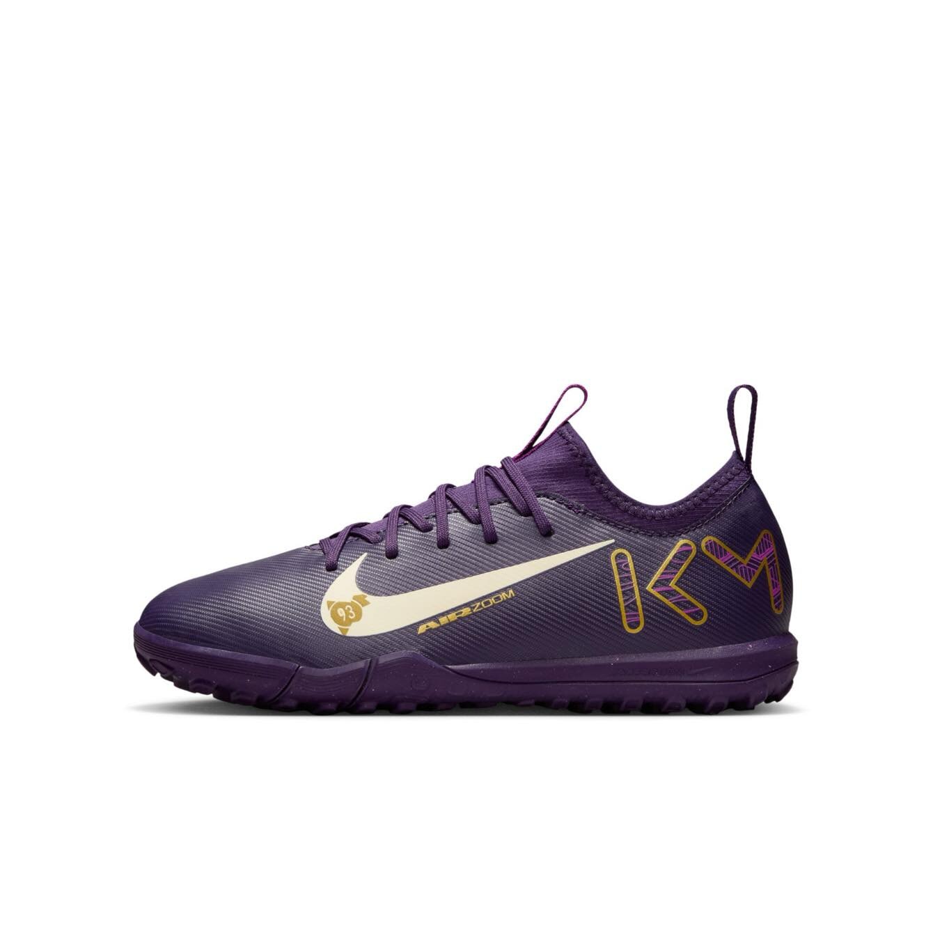 Nike Jr. Mercurial Vapor 16 Academy Kylian Mbappé TF Soccer Cleats for Kids - Youth Football Shoes for Artificial Turf & Indoor Play - Perfect for Training & Matches