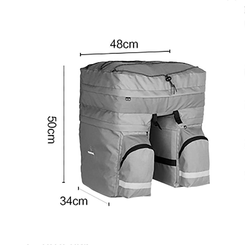 **36L Bike Rack Bag for Rear Seat – Waterproof Bicycle Trunk Bag for Mountain, Road, Recreational & Folding Bikes – Perfect for Commuting, Groceries & Outdoor Adventures**