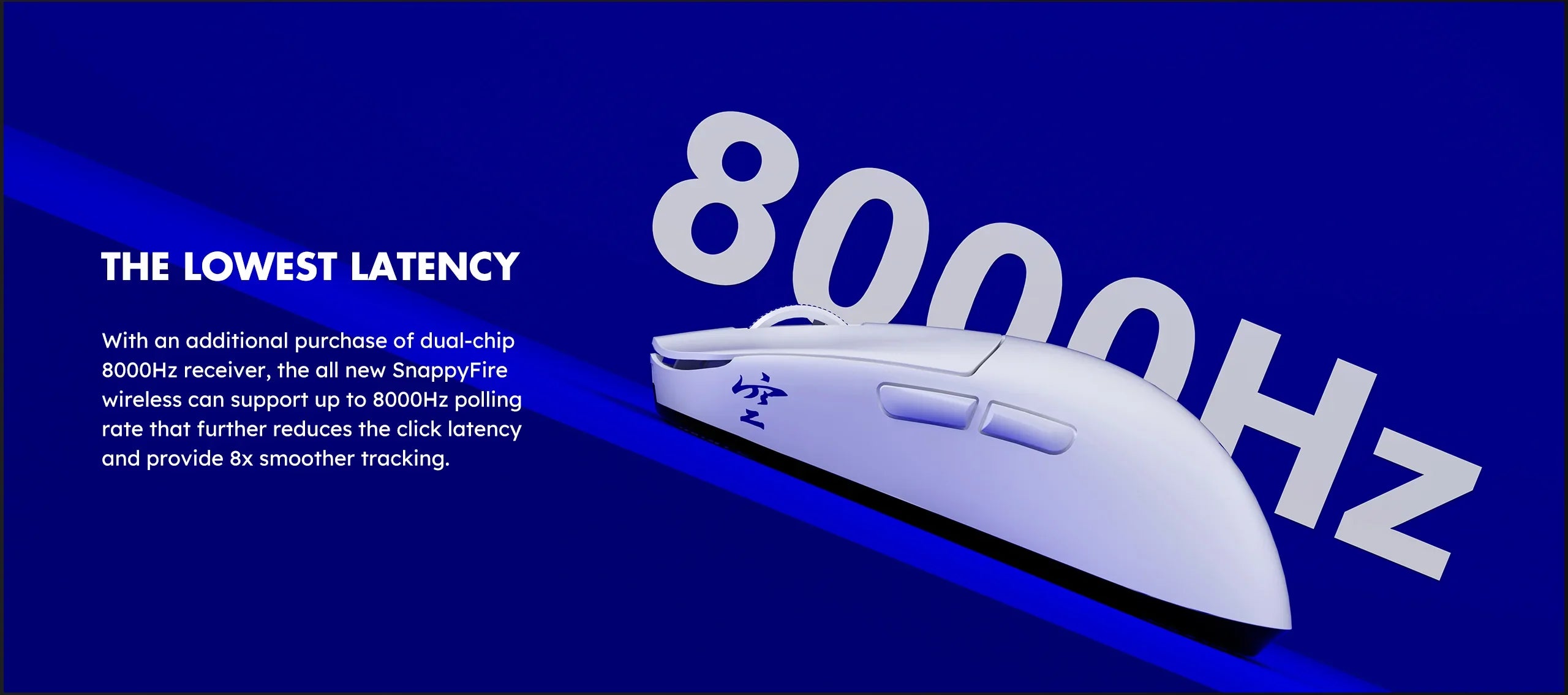 Ninjutso Sora V2 Wireless Gaming Mouse - Lightweight 47g, 26K DPI, 70H Battery Life - Perfect for FPS, MOBA & Esports (White)