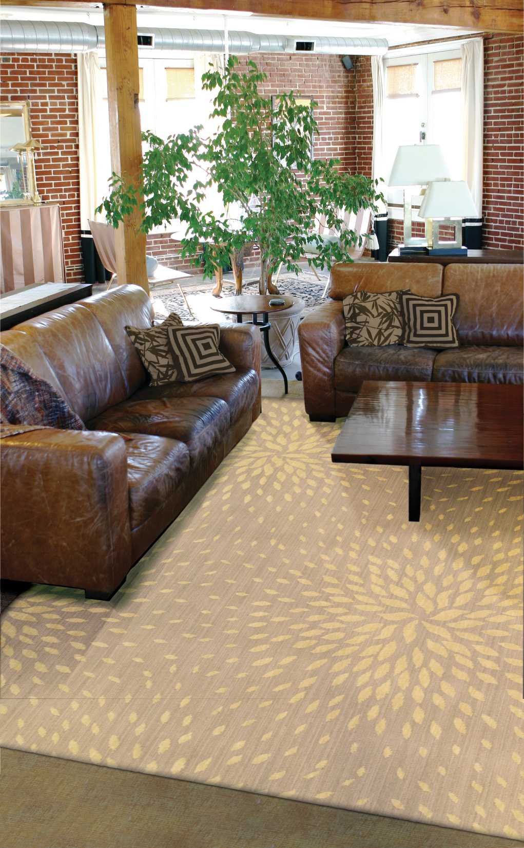 Nourison Capri Floral Beige 2'3