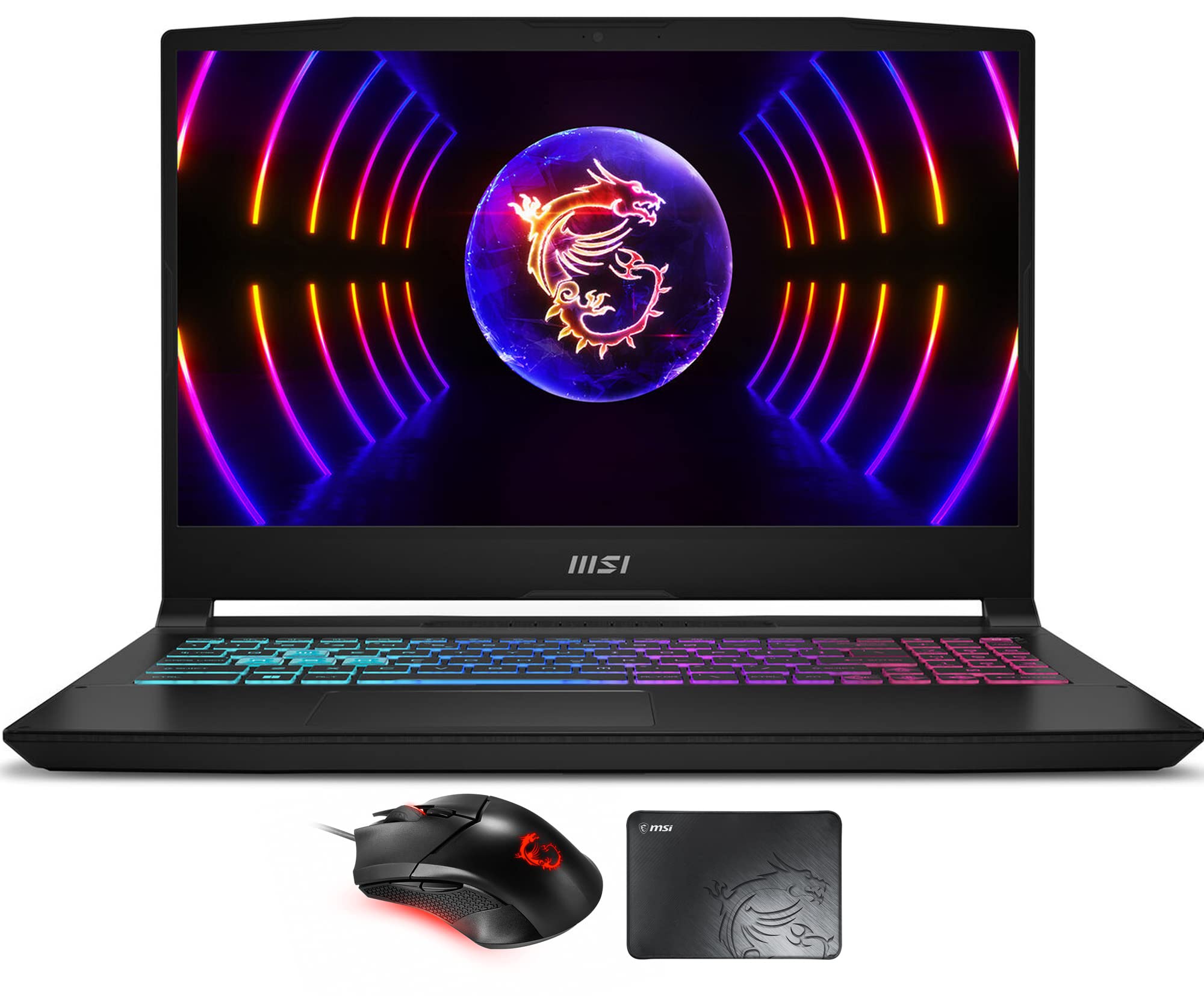 MSI Katana 15 B12VGK-082US Gaming Laptop - Intel i7-12650H 10-Core Processor, 16GB DDR5 RAM, 4TB PCIe SSD, NVIDIA GeForce RTX 4070, 15.6