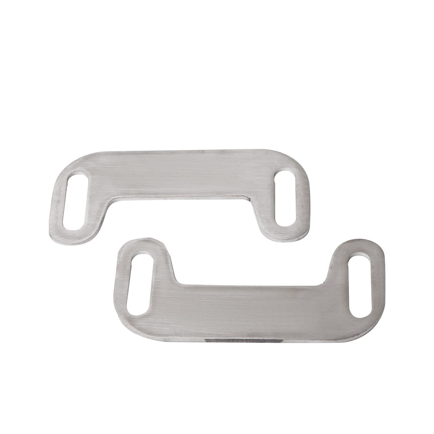 Harley Davidson Touring Stretched Bags Exhaust Adjustable Bracket Kit - 2PC Stainless Steel Motorcycle Exhaust Mounting Brackets for Centering with Extended Bags & Fender - Perfect for Long Rides & Custom Harley Builds