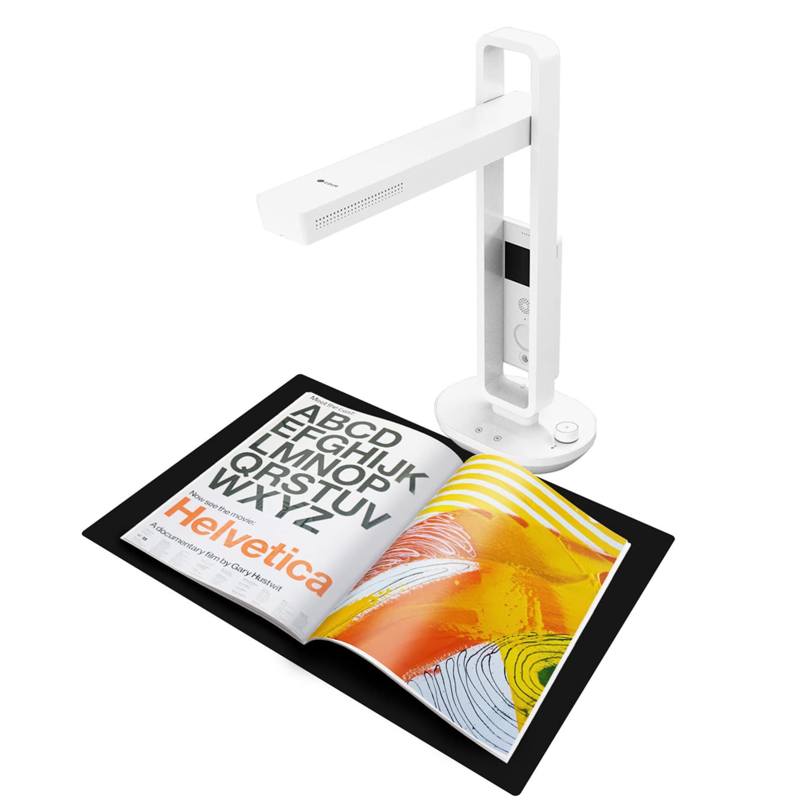 CZUR Aura Mate Pro Book Scanner - Portable Dual Camera Document Scanner with WiFi, Preview Screen & Posture Reminder | 180+ Languages OCR for Windows/Mac | Perfect for Office, Library & Home Document Digitizing