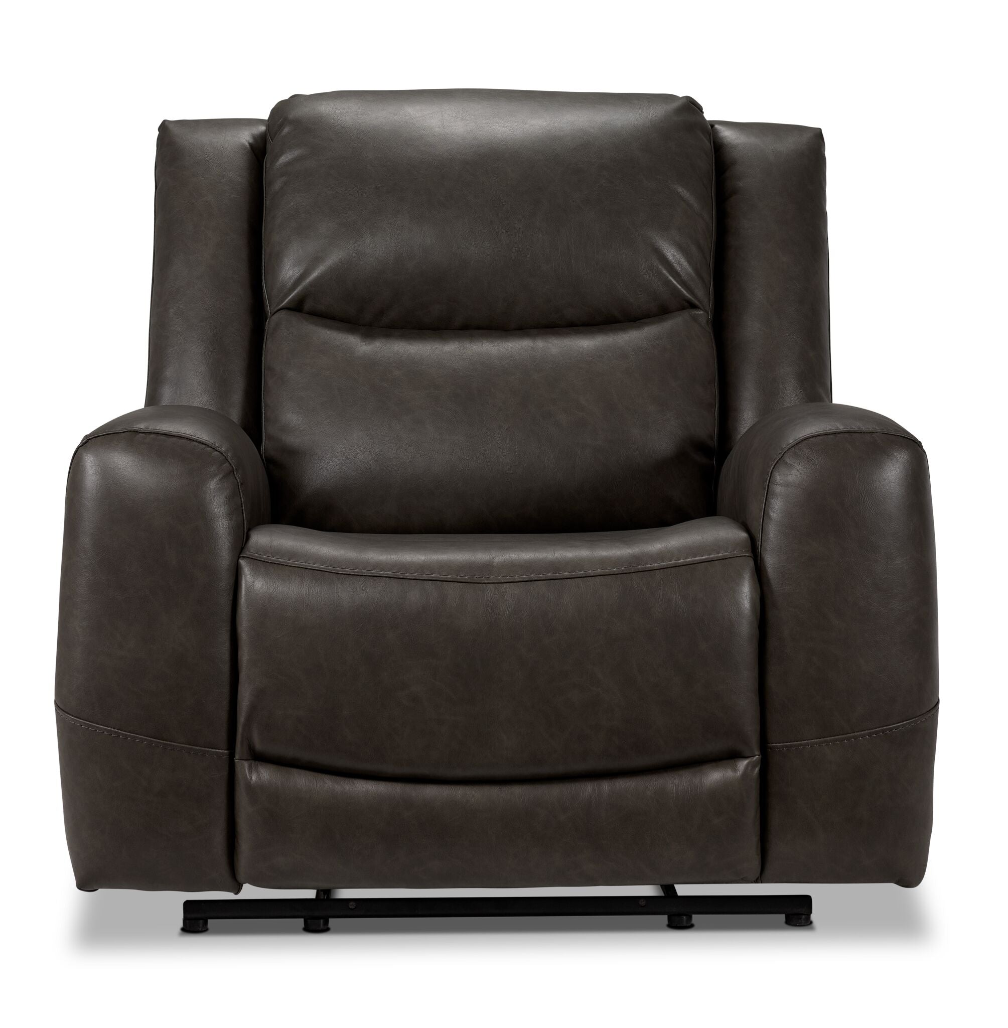 Premium Copley Recliner Chair - Soft Slate Gray Fabric - Comfortable Living Room Furniture for Relaxing & Watching TV