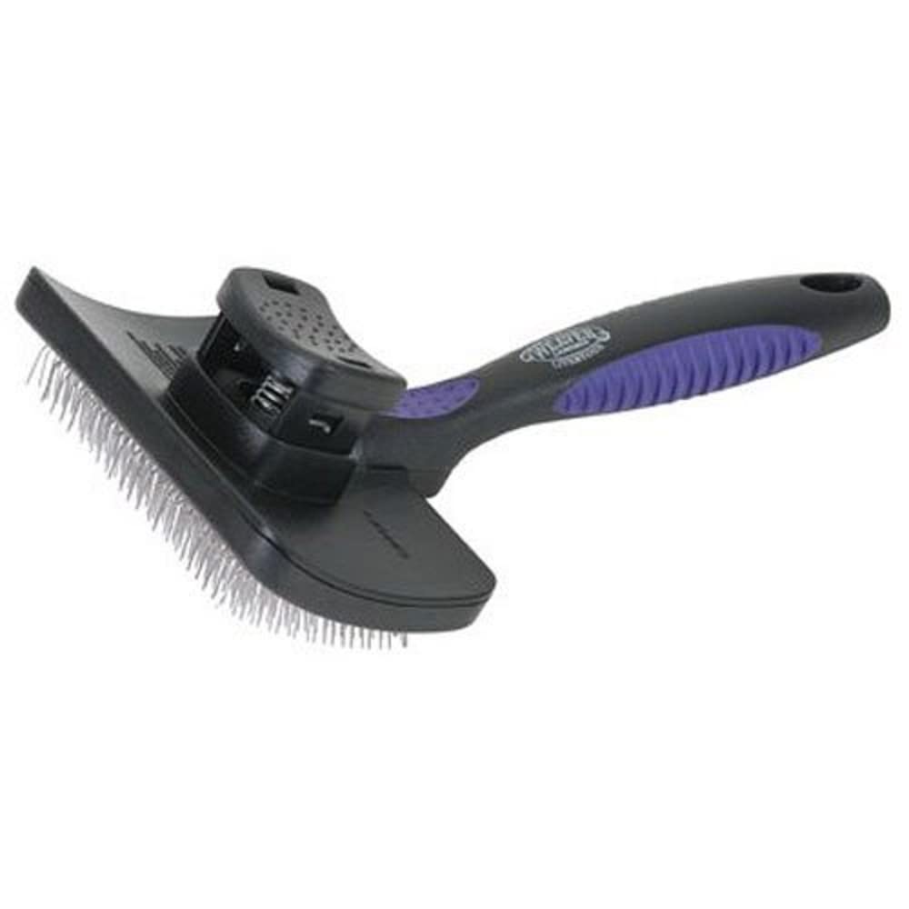 Weaver Leather Livestock Self Cleaning Slicker Brush for Horses, Dogs & Cattle - 69-6011 - Perfect for Grooming, Shedding & Coat Care at Home or Farm