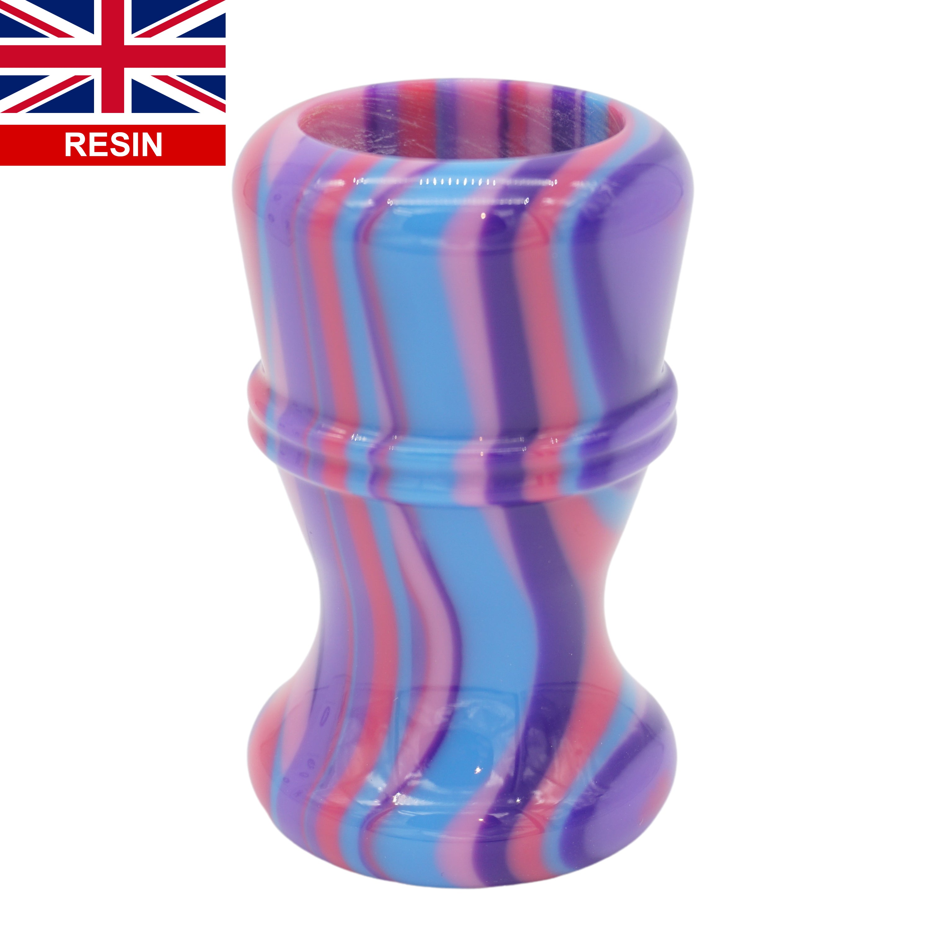 Premium Handcrafted Purple Haze Shaving Brush Handle - Compatible with 24mm & 26mm Knots - Perfect for Wet Shaving & Grooming Gifts for Men
