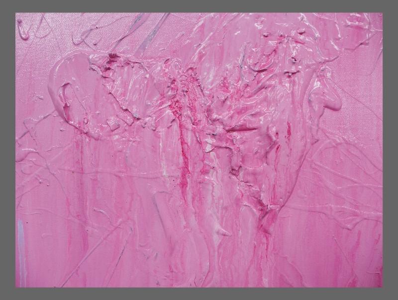 140cm x 100cm Large Abstract Pink Wall Art Painting - Modern Home Decor for Living Room, Bedroom & Office - I Love All Kandy Inspired Canvas Artwork