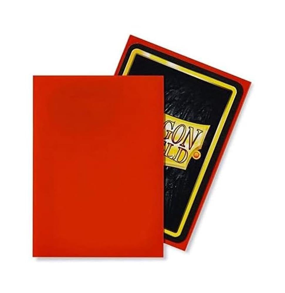 Dragon Shield Tangerine Sleeves - 100 Count Premium Card Protectors for MTG, Pokemon, and Yu-Gi-Oh! - Perfect for Gaming Tournaments & Collectible Card Storage