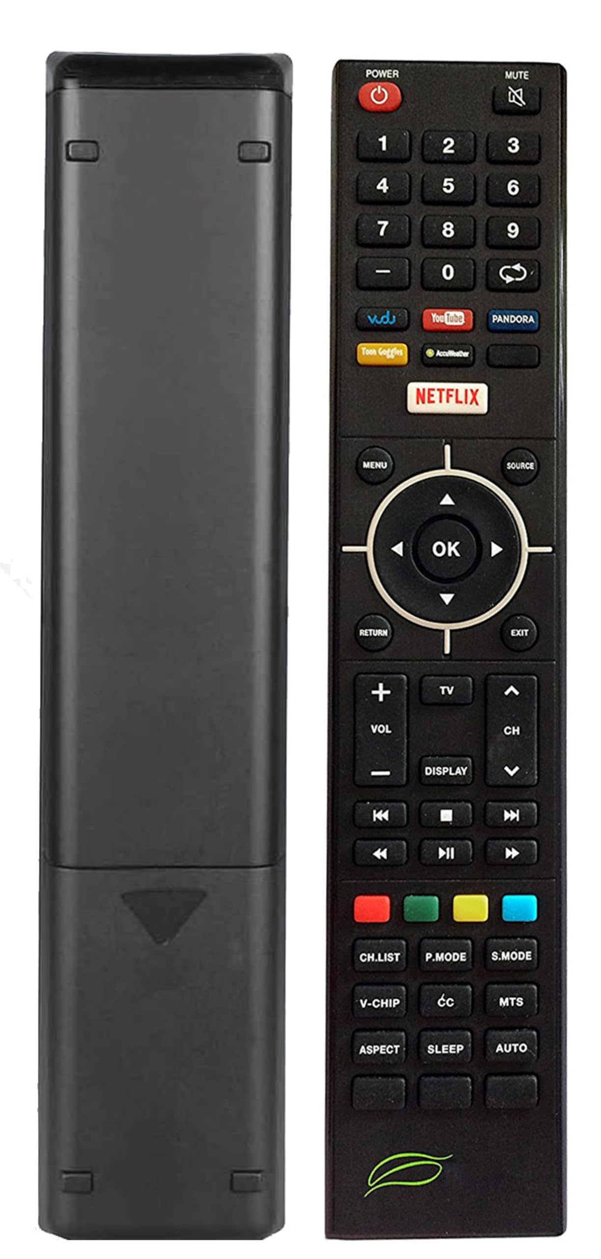 SEIKI SE32HY19T Smart TV Replacement Remote Control with Netflix, VUDU, YouTube & Pandora Buttons - Compatible with SEIKI Smart TVs - Perfect for Streaming, Gaming & Home Entertainment