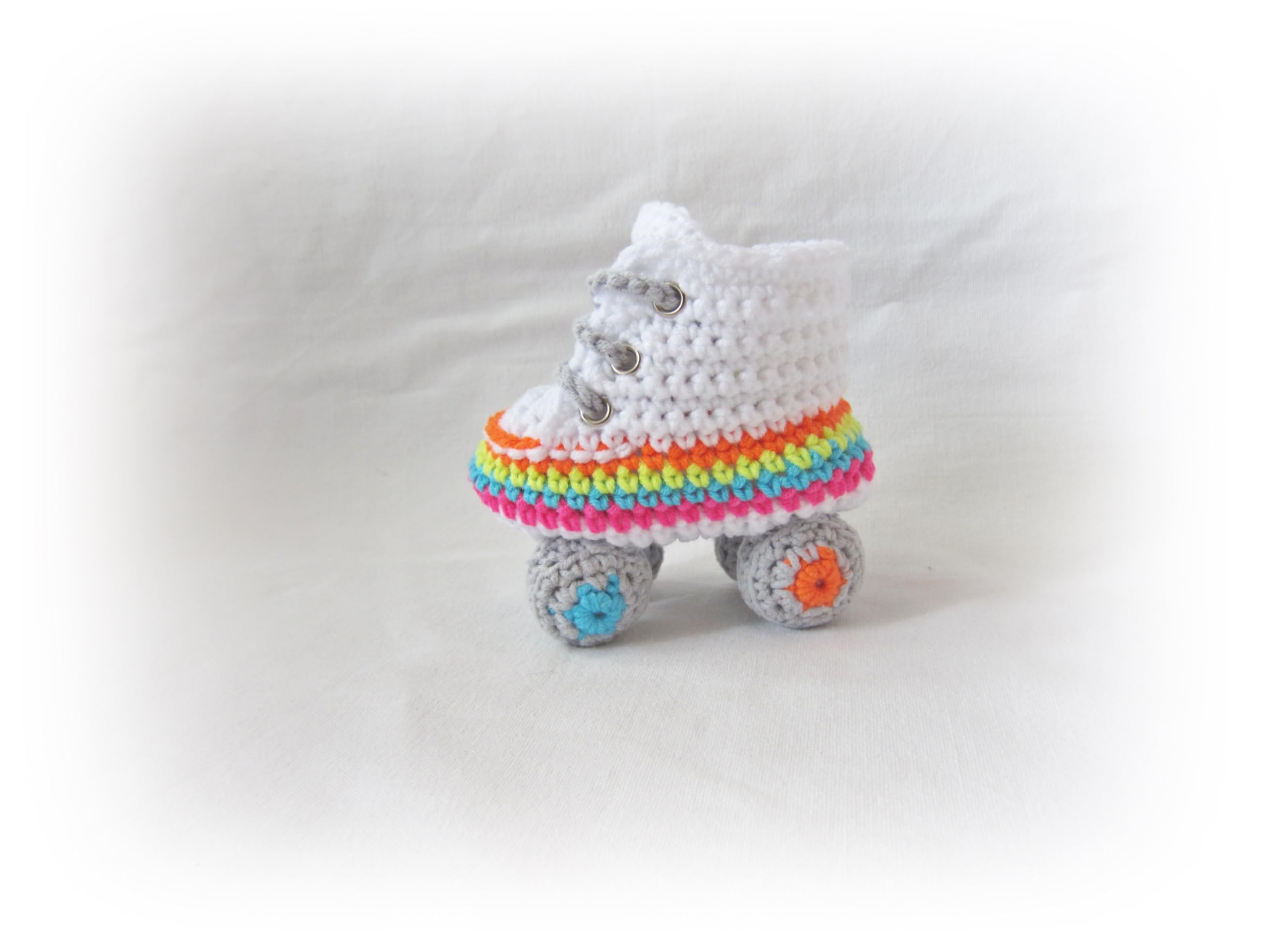 Crochet Baby Roller Shoes for Newborns 3-6 Months - Soft Sport Booties for Infants - Perfect Baby Shower Gift - Ideal for First Steps, Playtime & Photo Shoots