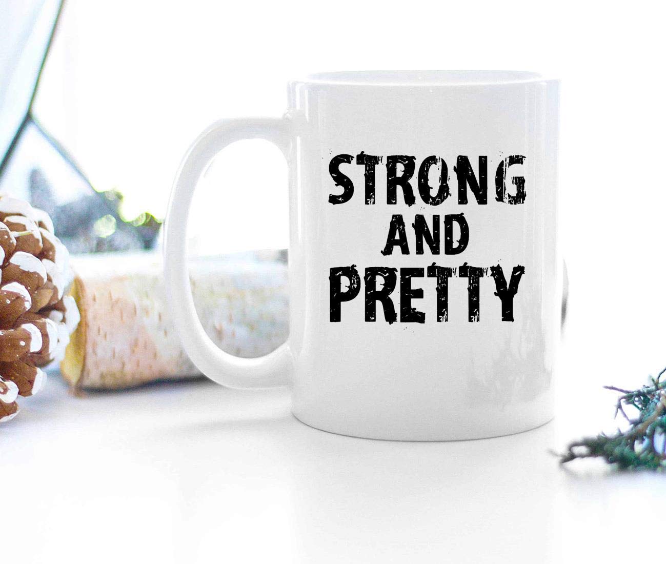 11Oz Strongman Workout Gym Mug - Perfect Gift for Men & Women | Ideal for Health Enthusiasts, Gym Lovers & Coffee Breaks