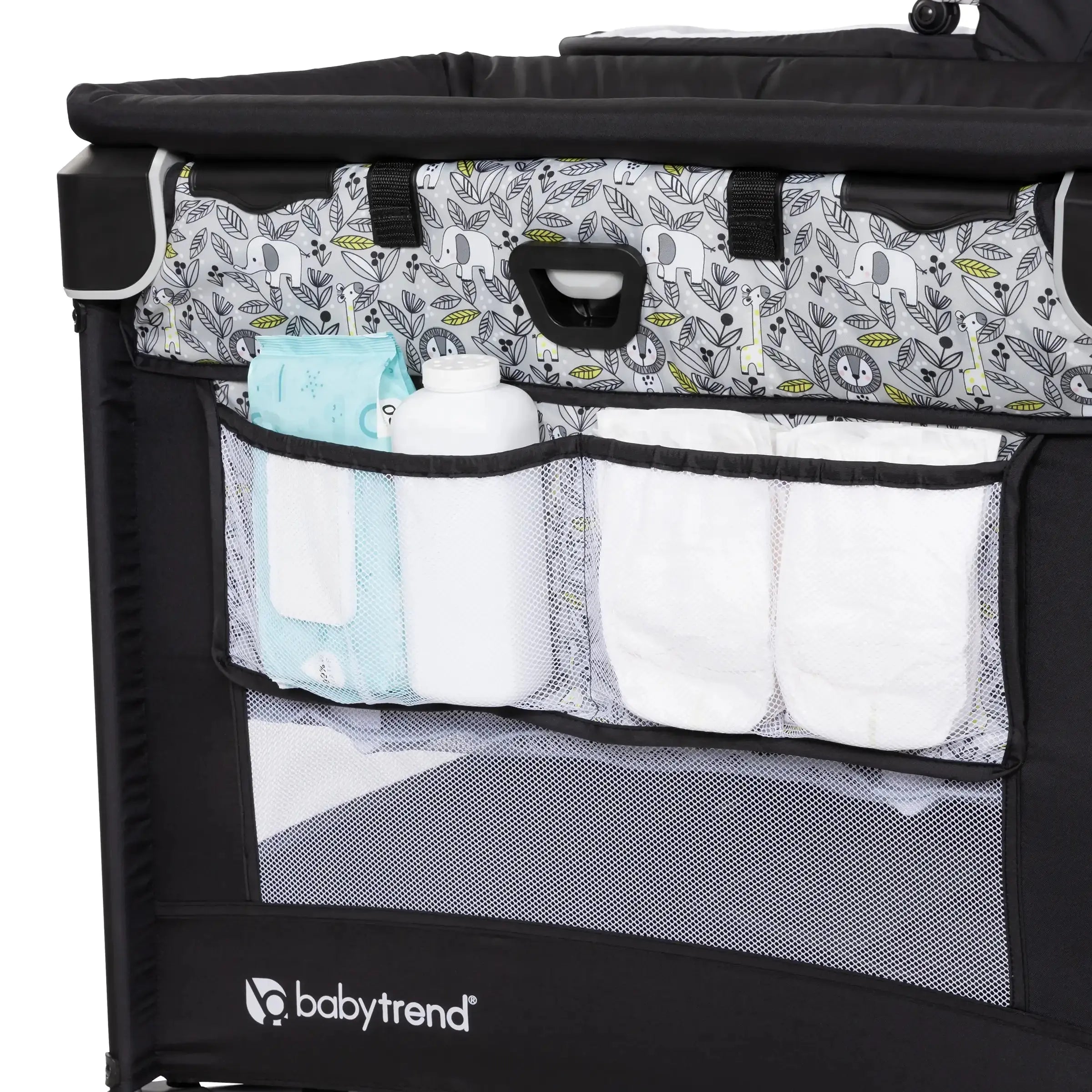 Baby Playard with Snooze Pod & Flip Over Changer - Portable Nursery Den for Newborns & Toddlers - Perfect for Bedroom, Living Room & Travel Use