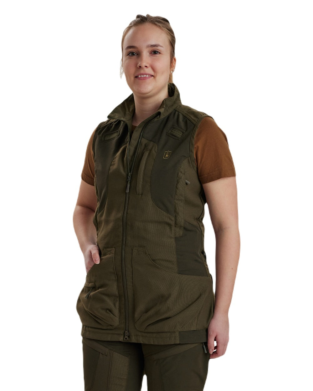 Deerhunter Lady Ann Extreme Waistcoat for Women - High-Quality Hunting Vest with Adjustable Fit - Perfect for Outdoor Adventures, Shooting Sports & Wildlife Photography