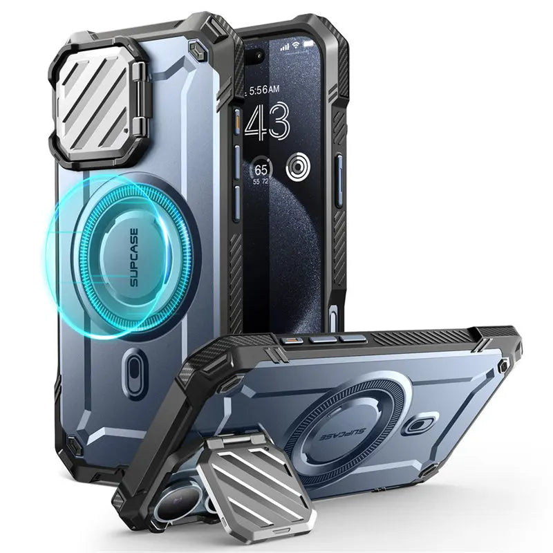 iPhone 16 SUPCASE UB Mag XT Heavy Duty Magnetic Case - Shockproof Protective Cover with Strong Magnetic Mount for Car & Home Use - Perfect for Outdoor Activities, Travel & Daily Protection