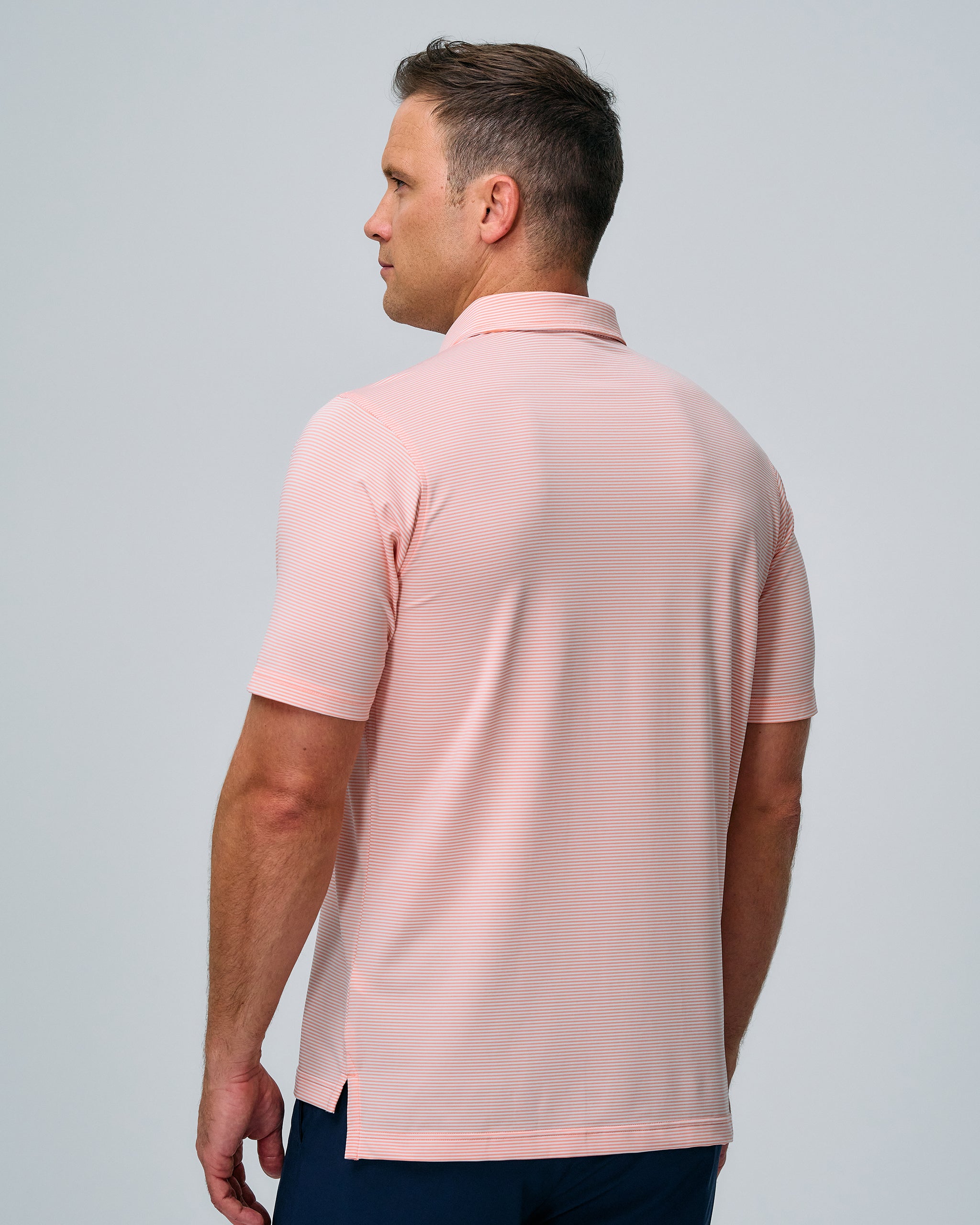 Bryant Stripe Polo Shirt for Men - Classic Cotton Casual Wear for Office, Golf & Outdoor Activities